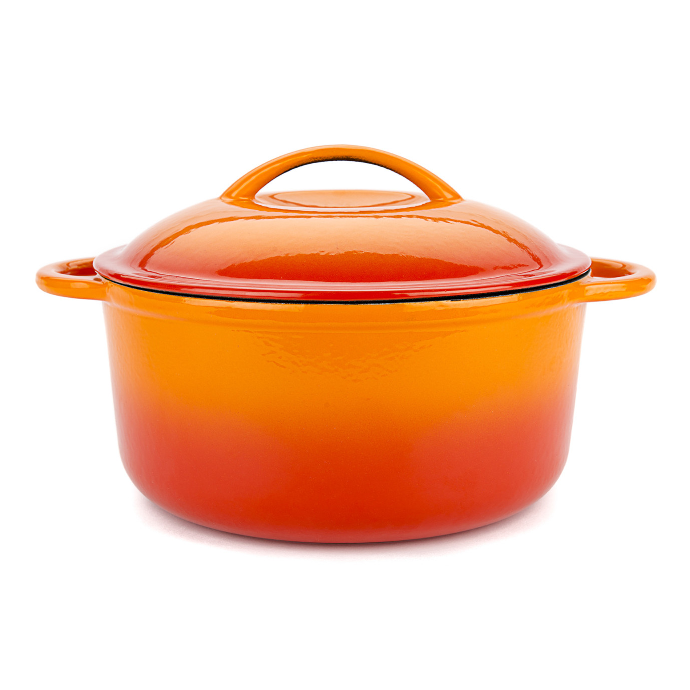 Orange Cooking Pot